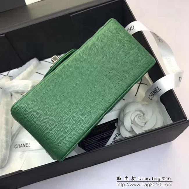 香奈兒CHANEL 升級版V線1115進口球紋皮單肩斜挎鏈條包 DSC1809